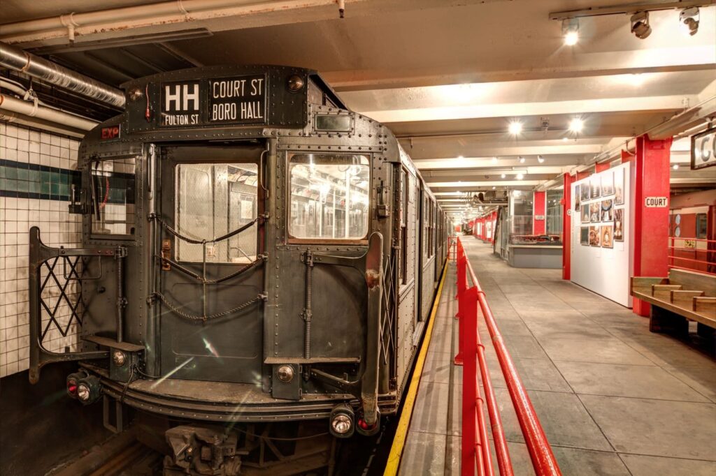 New York Transit Museum in Downtown Brooklyn